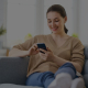 on phone